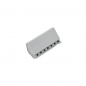 Preview: Female connector strip for solder pin strip 7 pole, WAGO 806-107